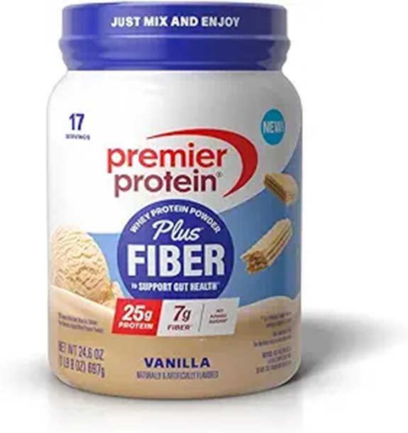 Premier Protein Vanilla Powder with Fiber (17 Servings)