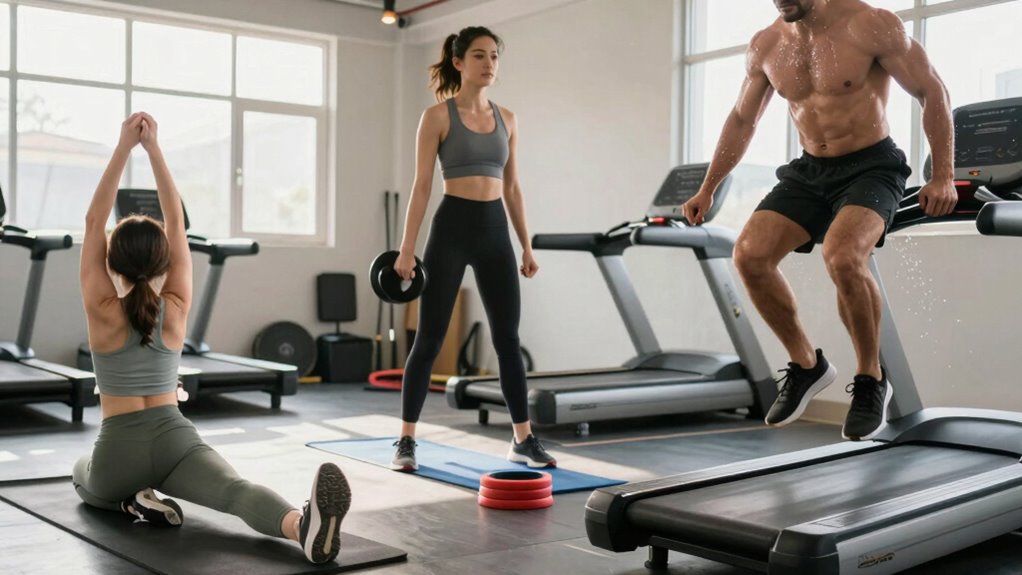 varied intensity cardio routine