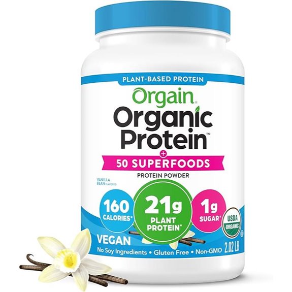 Orgain Vegan Protein + Superfoods Powder Vanilla