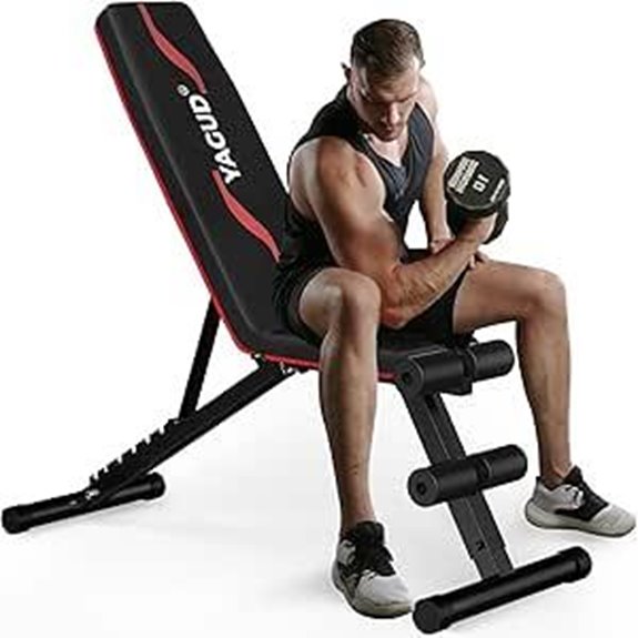 Adjustable Weight Bench for Full Body Workout