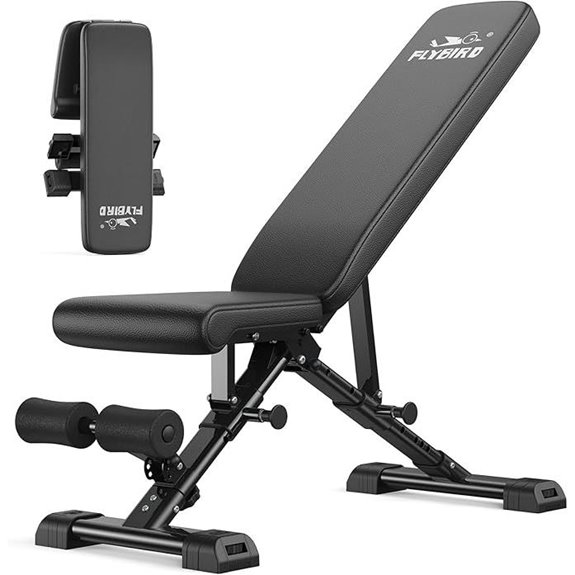 Flybird Adjustable Weight Bench for Home Gym
