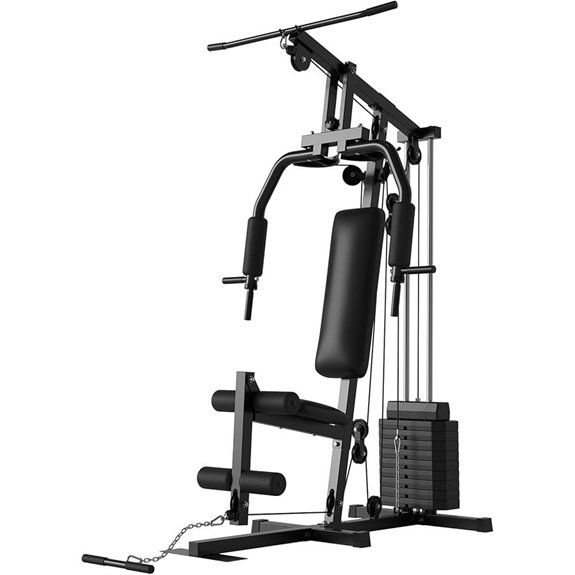 Multifunctional Home Gym Machine with 100LB Weights
