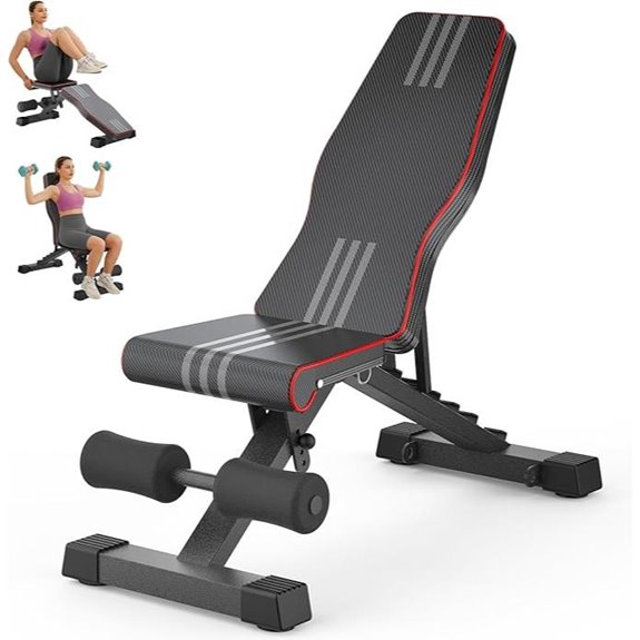 6-in-1 Multi-Function Weight Bench for Full Body Workout