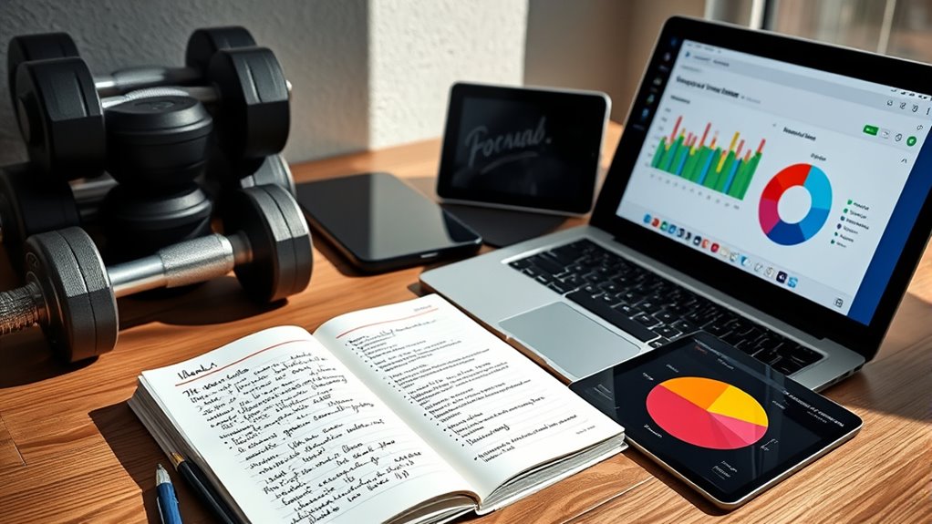 visualize workout progress clearly