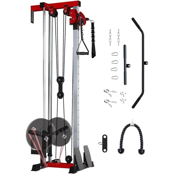 Wall Mounted Cable Station Multi-Functional Upper Body Weight Machine