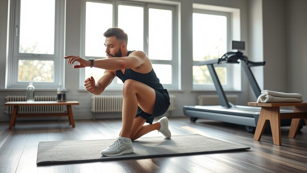 warm up stretch recover