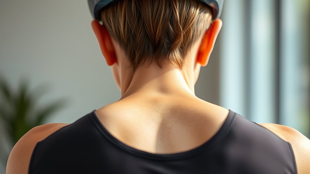 watch for neck tension