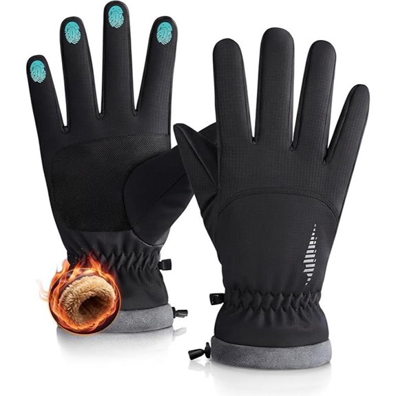 waterproof winter ski gloves