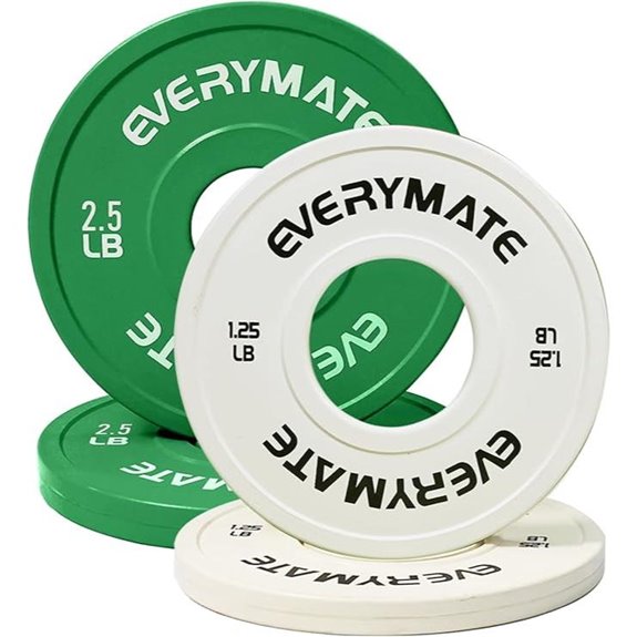 EVERYMATE Weight Plates Set for Strength Training