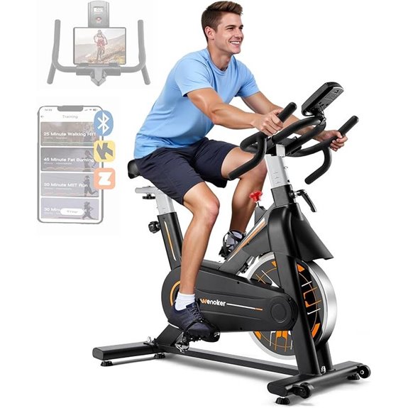 Wenoker Stationary Exercise Bike with Digital Display