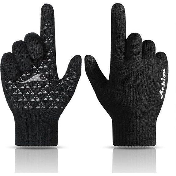 winter touchscreen glove set
