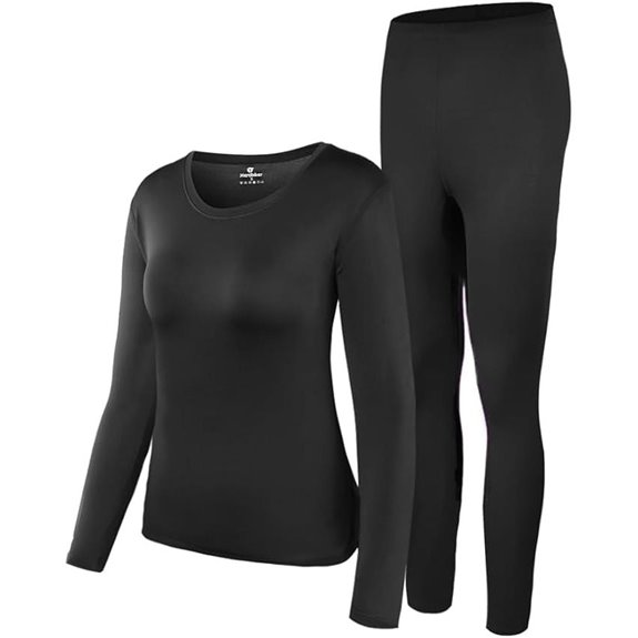 HEROBIKER Women's Thermal Underwear Set Fleece-Lined