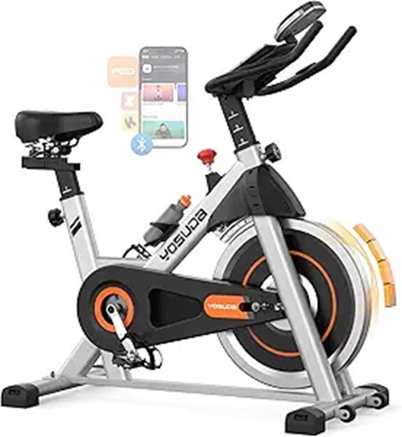 YOSUDA Exercise Bike with App and Fitness Courses
