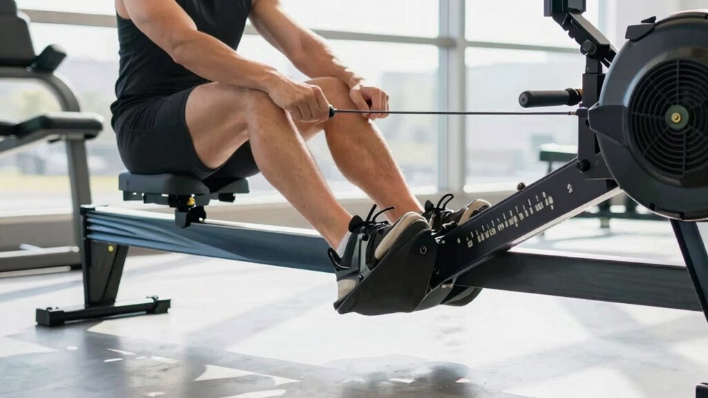 adjustable tall athlete rower