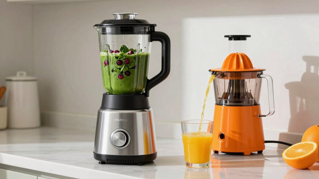 choosing between blenders and juicers