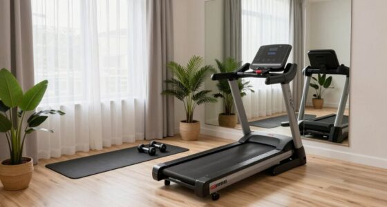 compact gym spacious feel