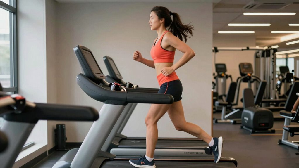 consistent treadmill running habit