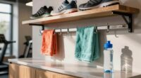efficient workout station setup