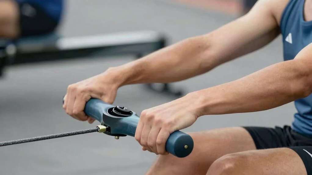 engage legs relax grip