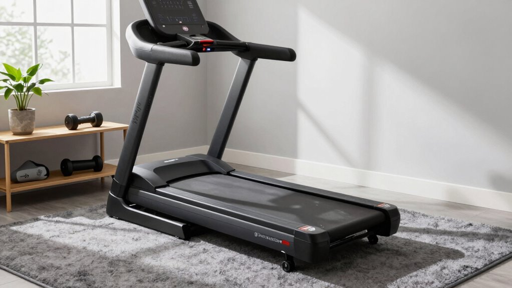 folding treadmill space considerations