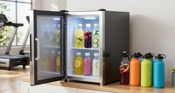 healthy beverages and snacks