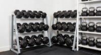 organizing heavy strength equipment