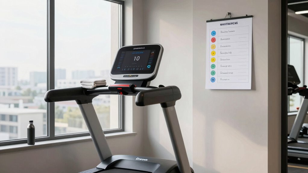 quiet space saving treadmill maintenance