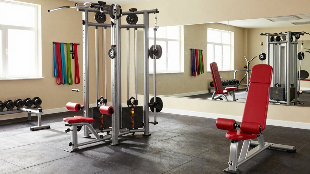 space saving versatile workout equipment