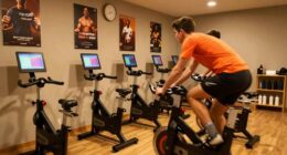 structured indoor cycling intervals