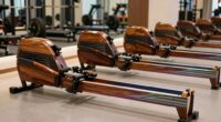 stylish wooden rowing machines
