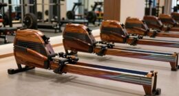 stylish wooden rowing machines