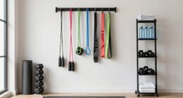 vertical storage for gym equipment