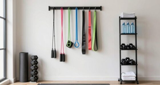 vertical storage for gym equipment
