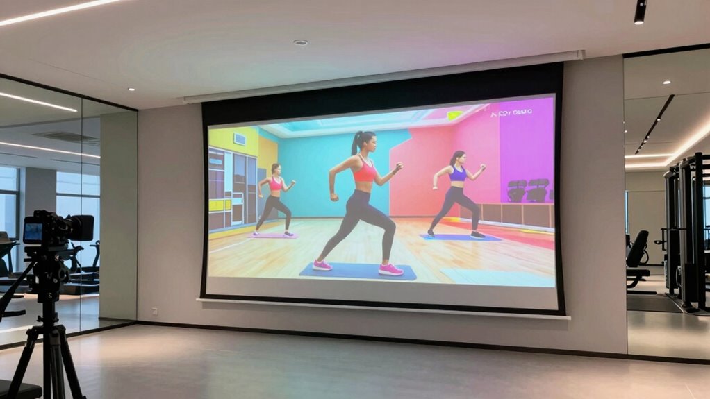 workout room display options