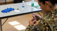 Military requiring flu vaccines for recruits as Air Force base deals with outbreak
